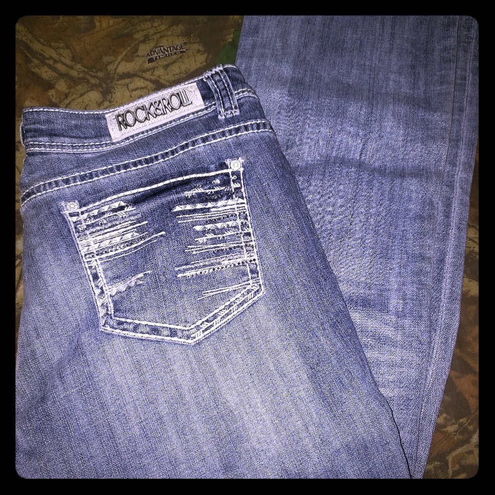 Rock and Roll Cowgirl Rival Jeans 32x34